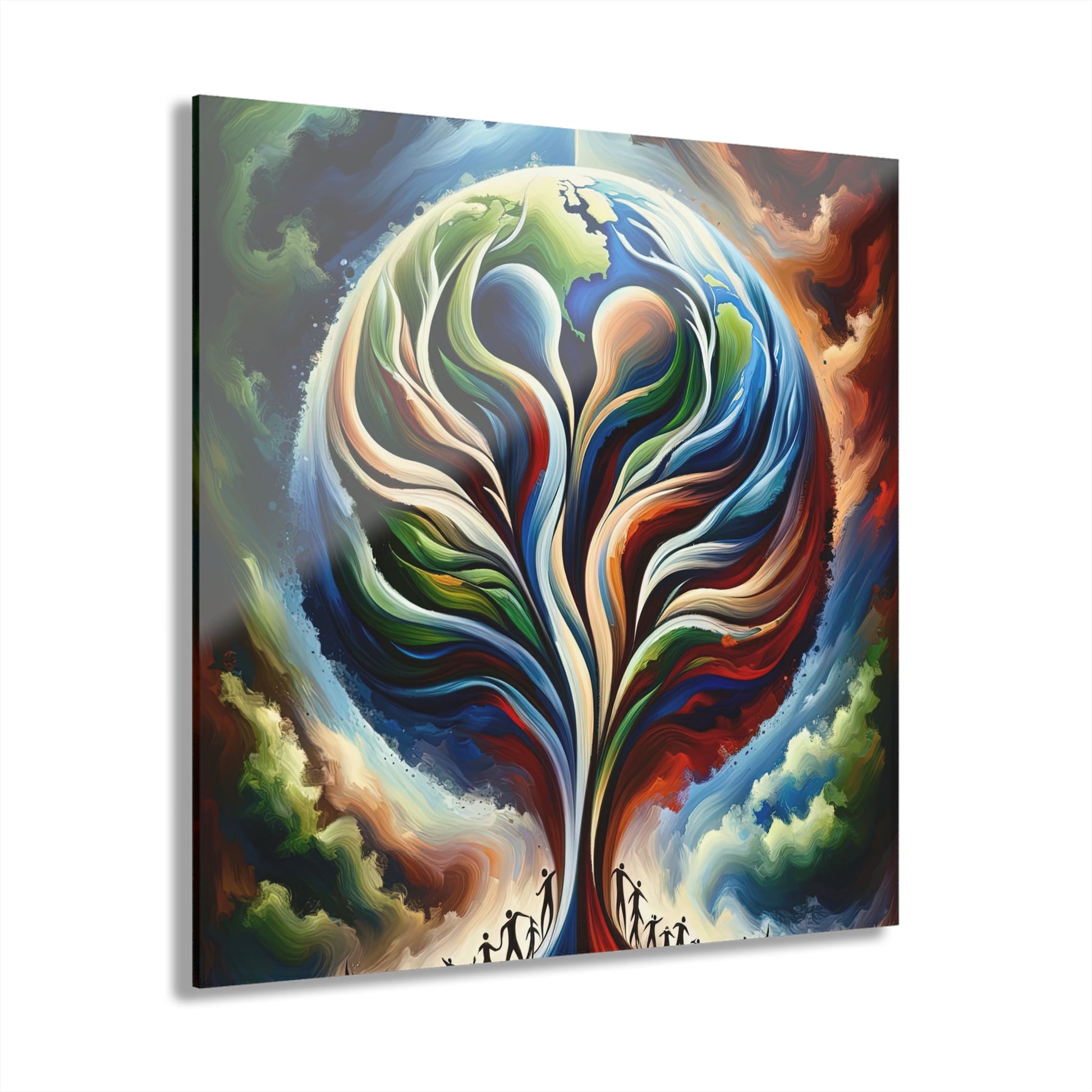 Interconnected Earth Advocates Acrylic Prints (French Cleat Hanging) - ATUH.ART