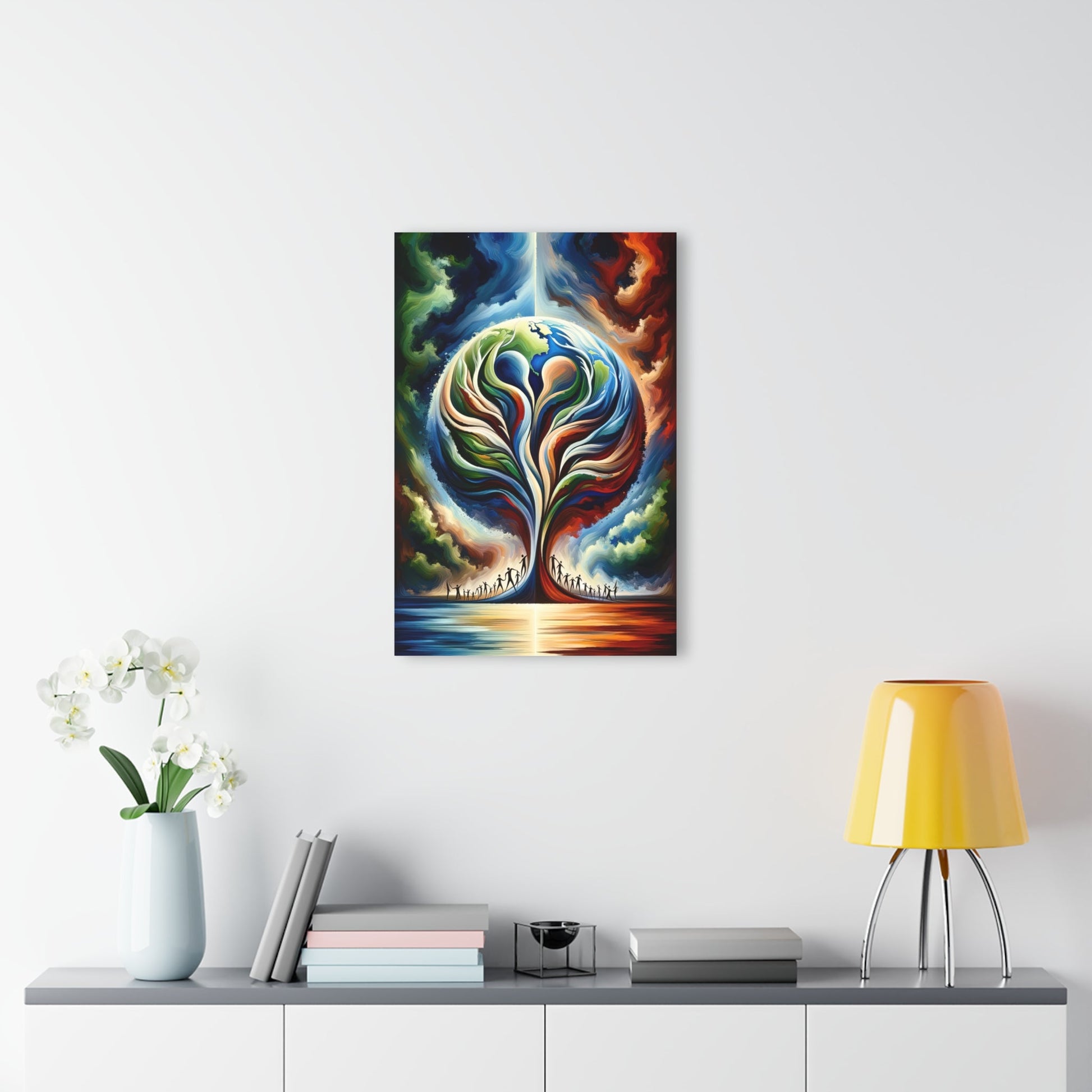 Interconnected Earth Advocates Acrylic Prints (French Cleat Hanging) - ATUH.ART