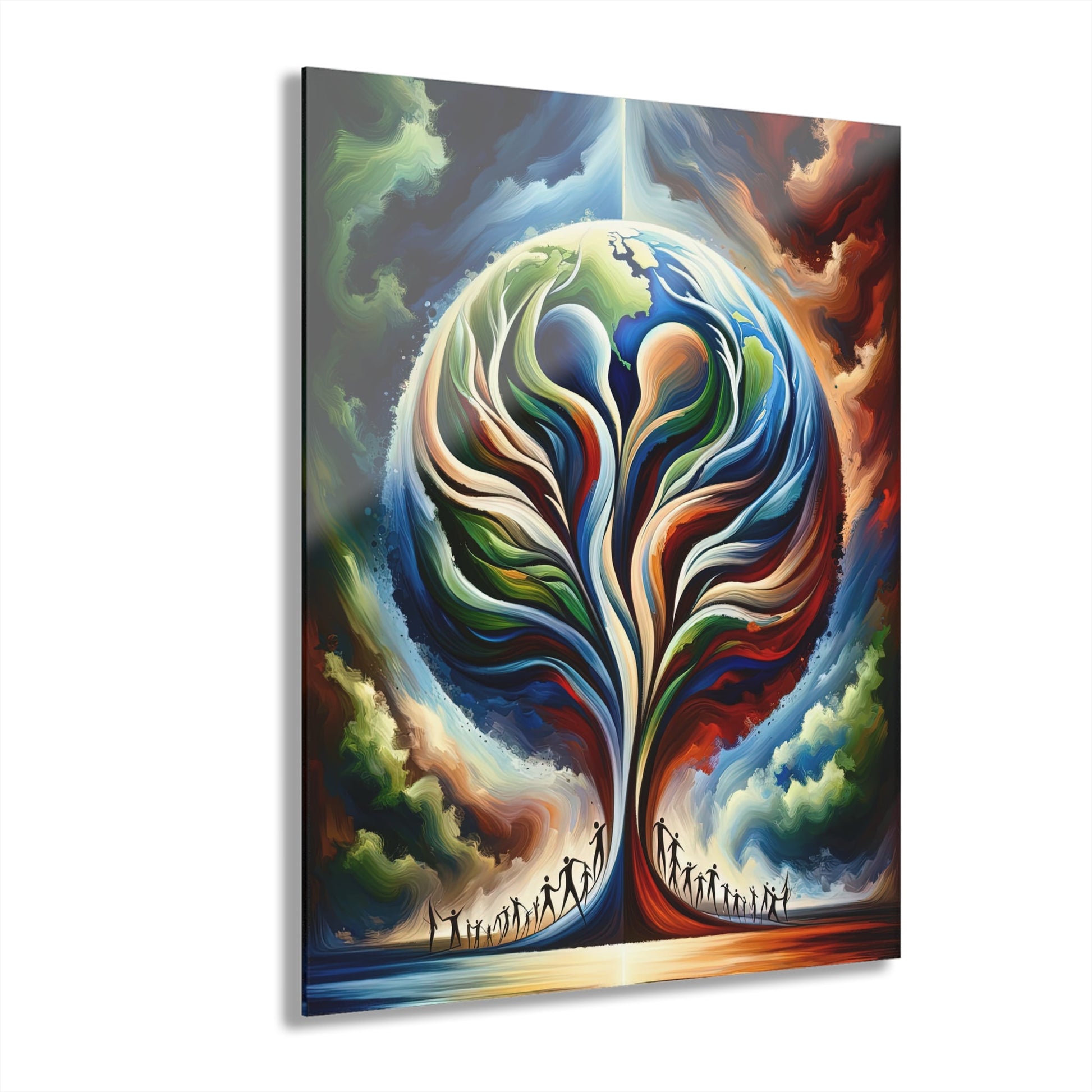 Interconnected Earth Advocates Acrylic Prints (French Cleat Hanging) - ATUH.ART