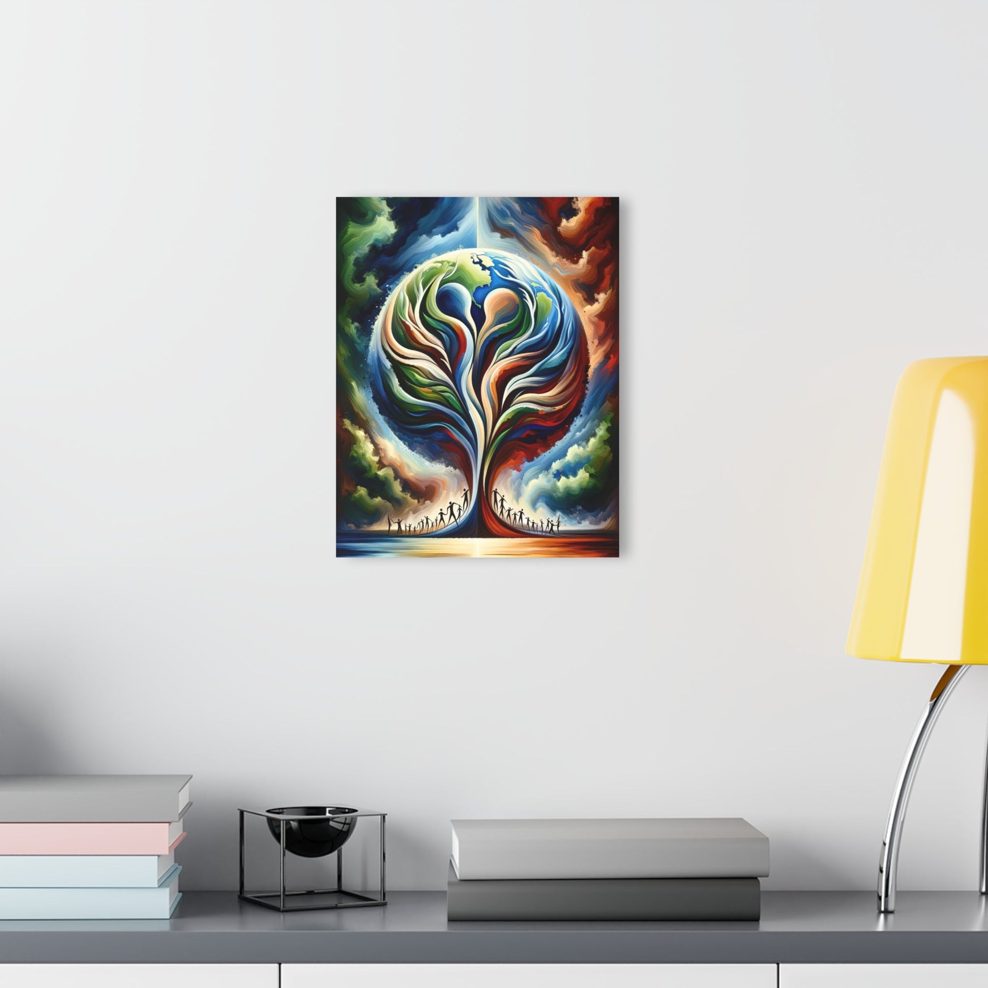 Interconnected Earth Advocates Acrylic Prints (French Cleat Hanging) - ATUH.ART