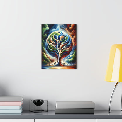 Interconnected Earth Advocates Acrylic Prints (French Cleat Hanging) - ATUH.ART