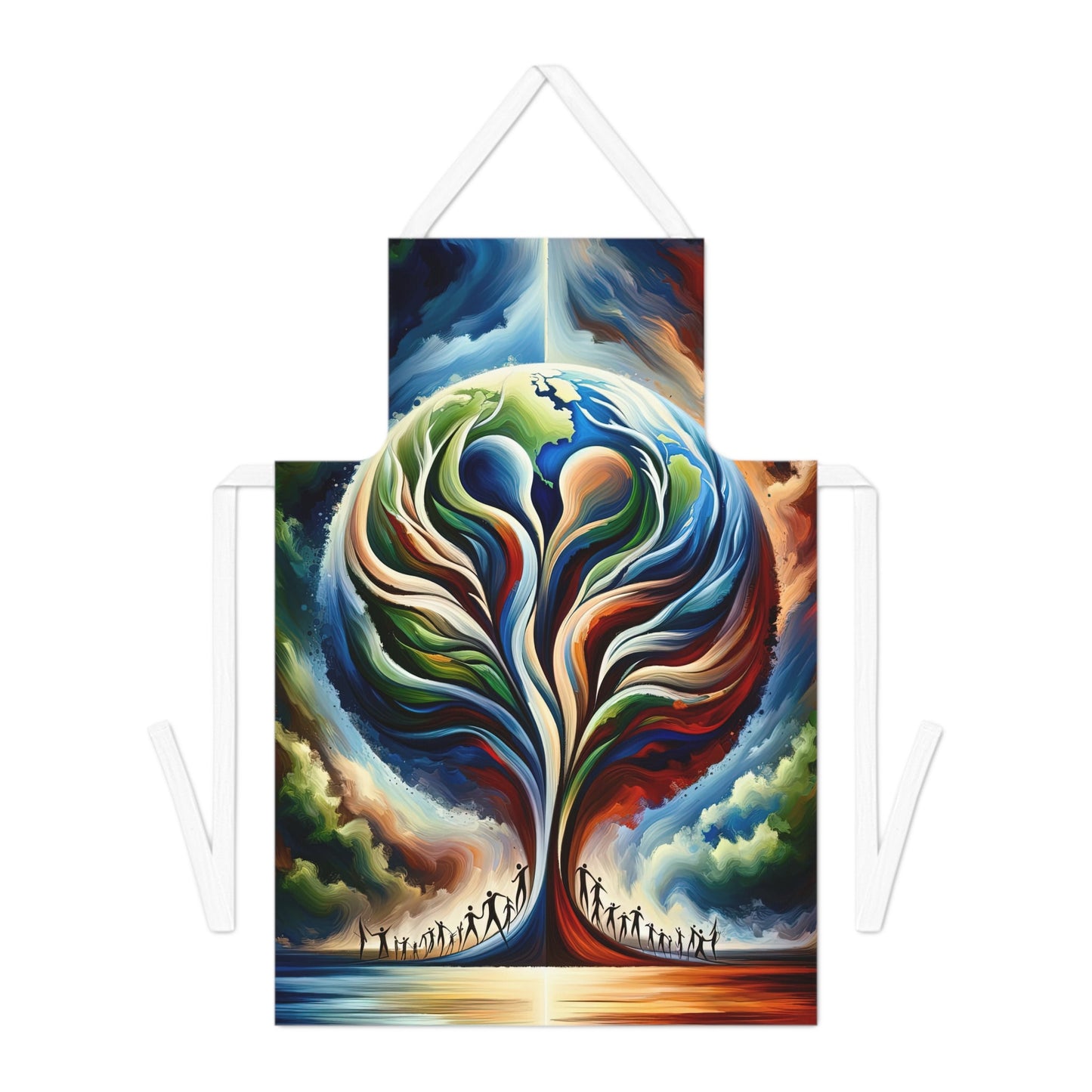 Interconnected Earth Advocates Adult Apron (AOP) - ATUH.ART