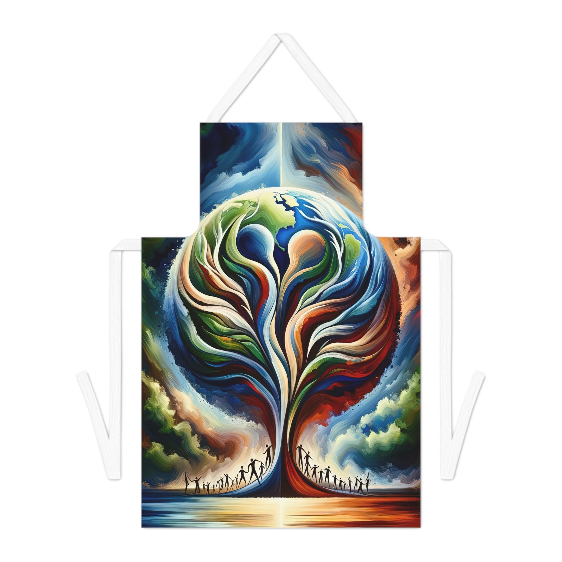 Interconnected Earth Advocates Adult Apron (AOP) - ATUH.ART