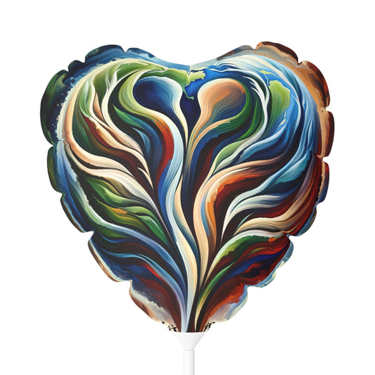 Interconnected Earth Advocates Balloon (Round and Heart-shaped), 11" - ATUH.ART