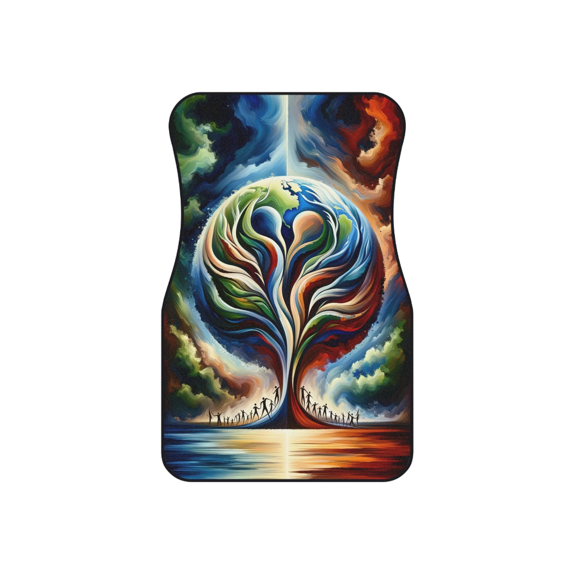 Interconnected Earth Advocates Car Mats (2x Front) - ATUH.ART