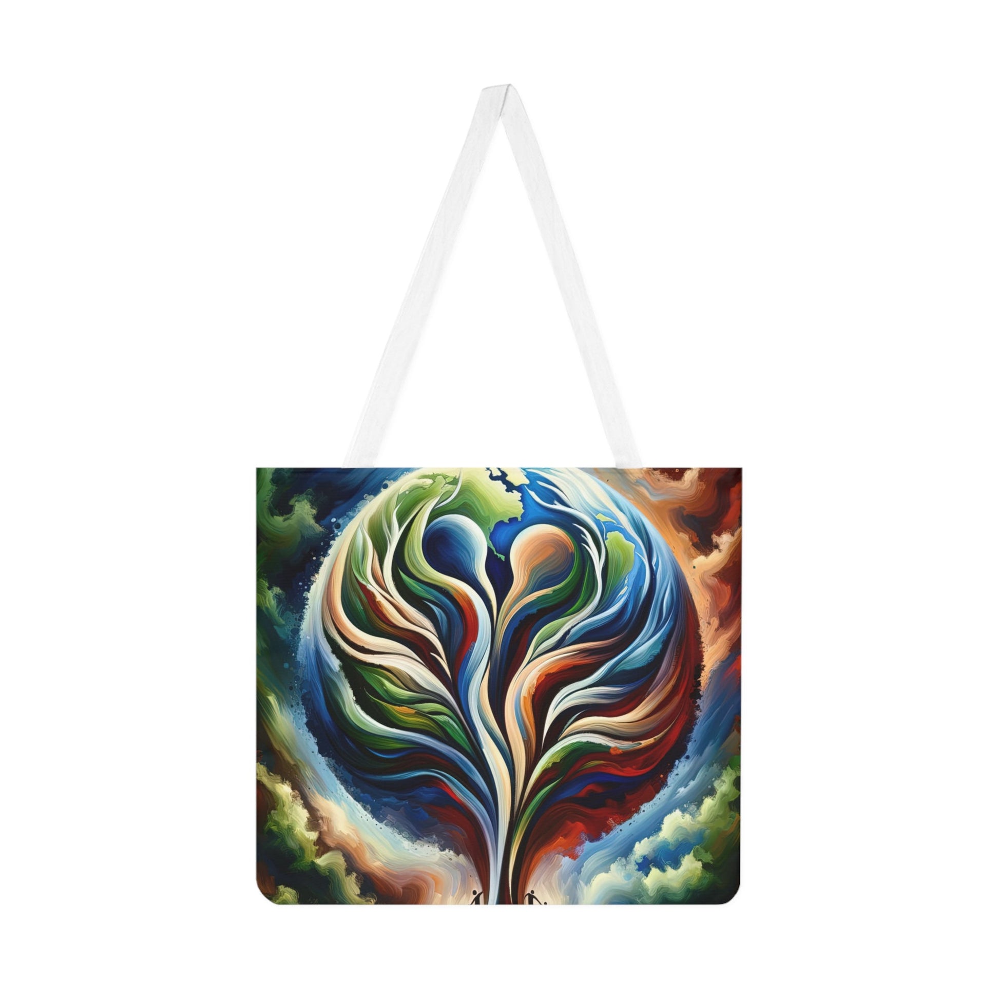 Interconnected Earth Advocates Shoulder Tote Bag (AOP) - ATUH.ART