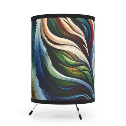 Interconnected Earth Advocates Tripod Lamp with High-Res Printed Shade, US\CA plug - ATUH.ART