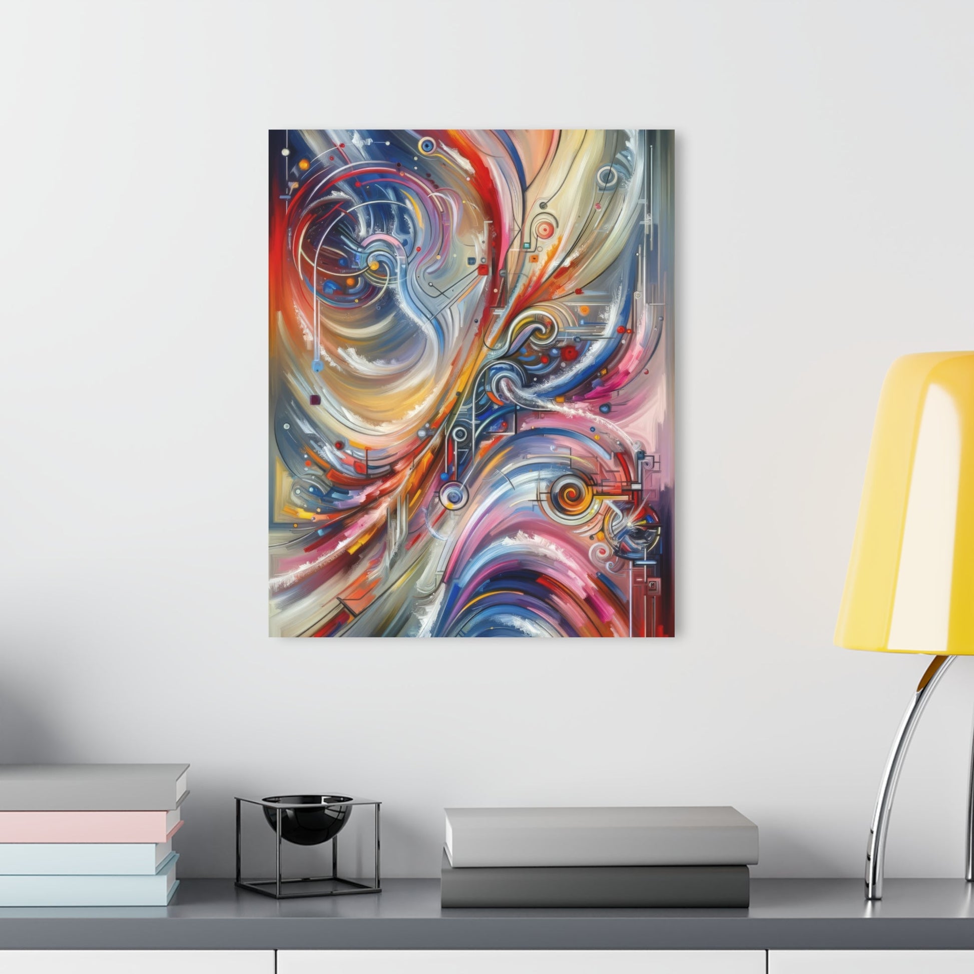 Interconnectivity Tachism Dynamics Acrylic Prints (French Cleat Hanging) - ATUH.ART