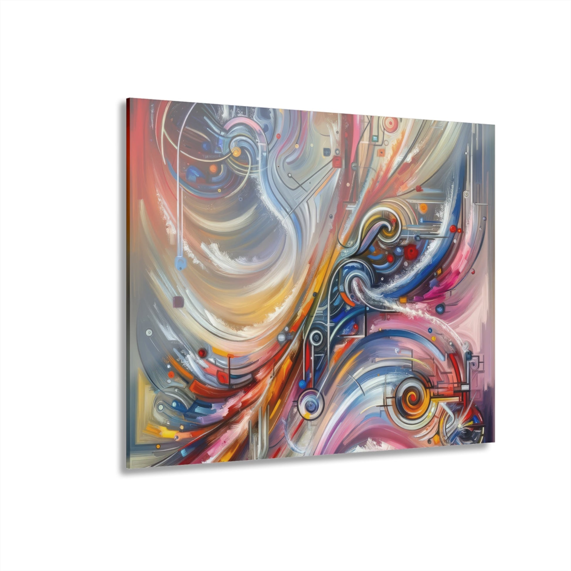 Interconnectivity Tachism Dynamics Acrylic Prints (French Cleat Hanging) - ATUH.ART