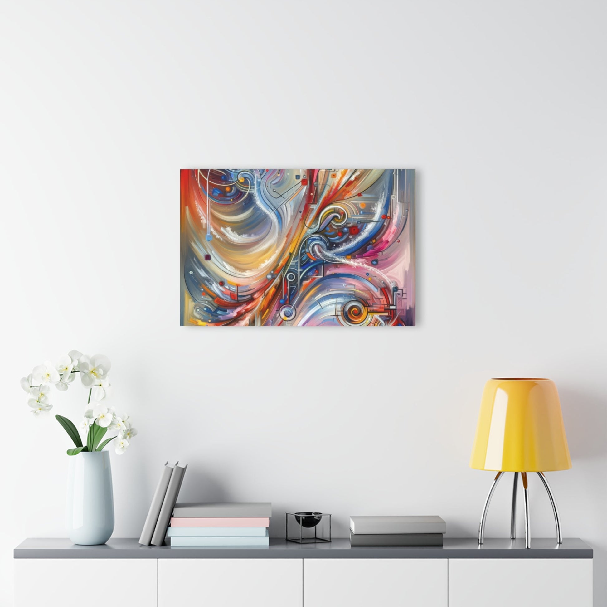Interconnectivity Tachism Dynamics Acrylic Prints (French Cleat Hanging) - ATUH.ART