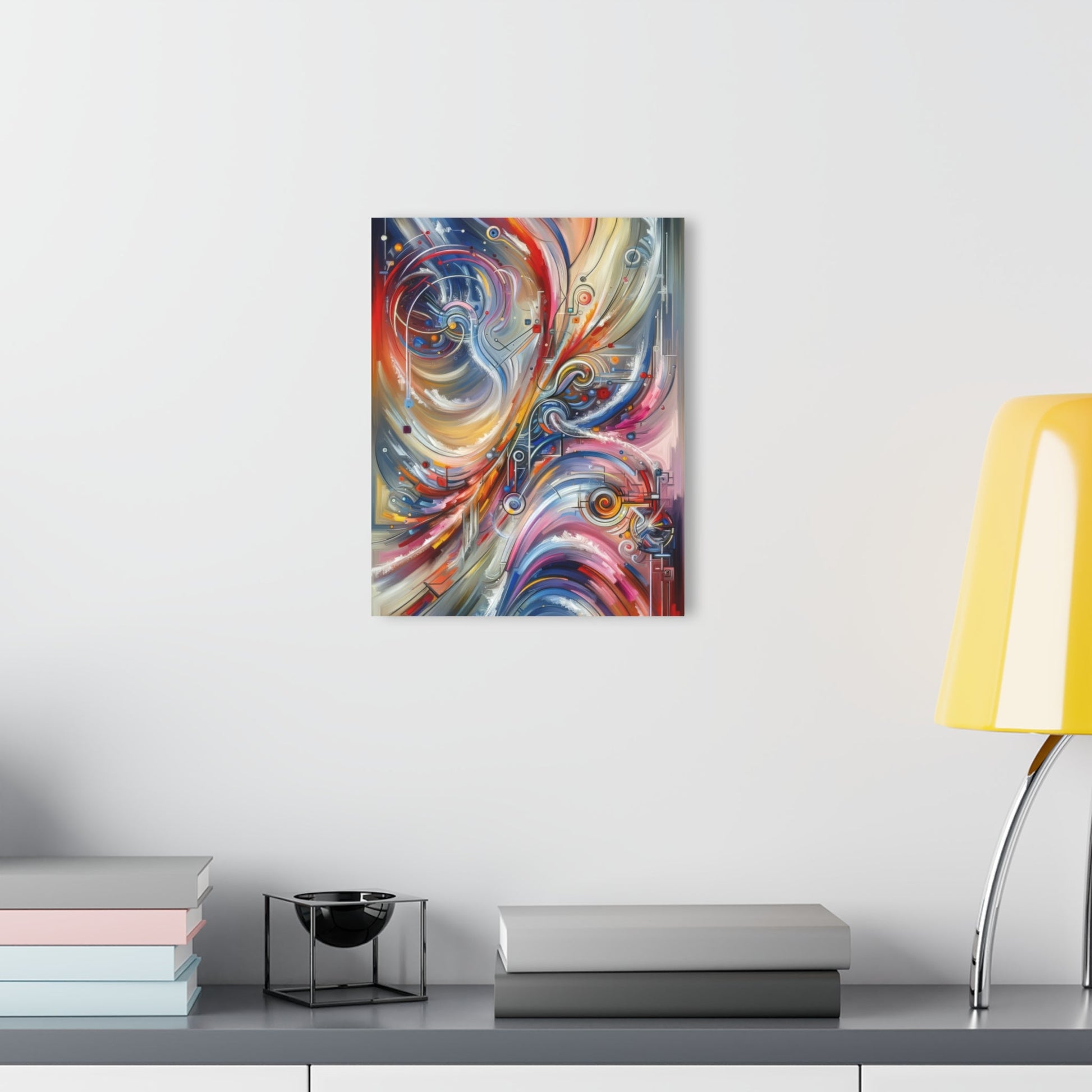 Interconnectivity Tachism Dynamics Acrylic Prints (French Cleat Hanging) - ATUH.ART