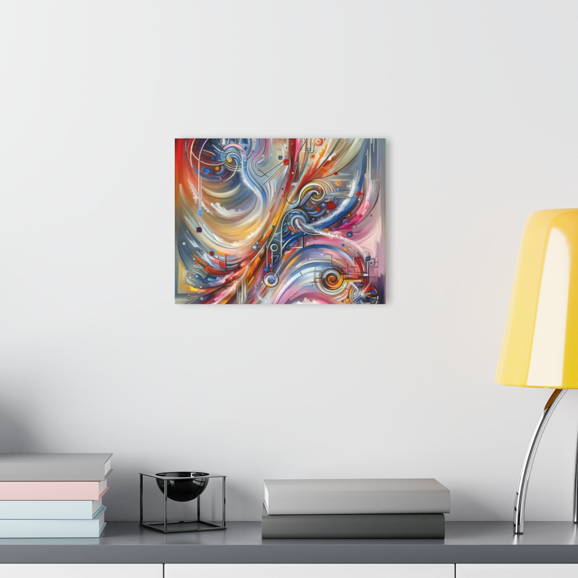 Interconnectivity Tachism Dynamics Acrylic Prints (French Cleat Hanging) - ATUH.ART