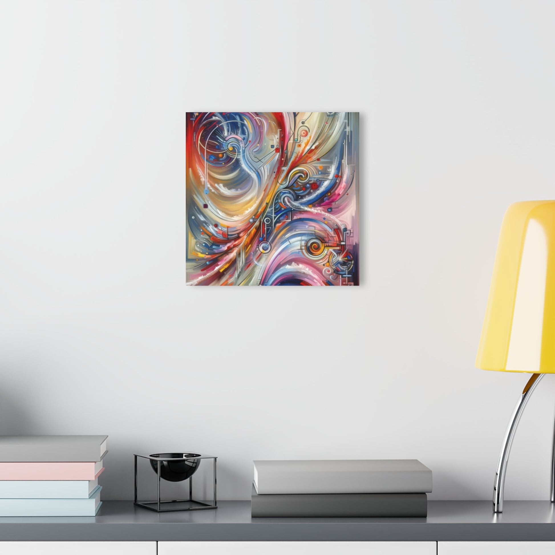 Interconnectivity Tachism Dynamics Acrylic Prints (French Cleat Hanging) - ATUH.ART