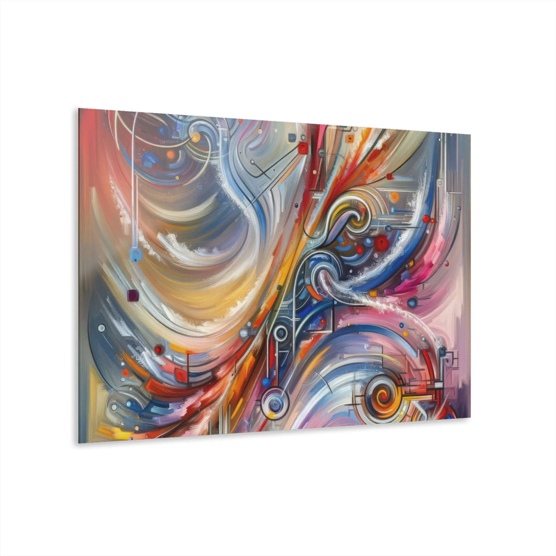 Interconnectivity Tachism Dynamics Acrylic Prints (French Cleat Hanging) - ATUH.ART