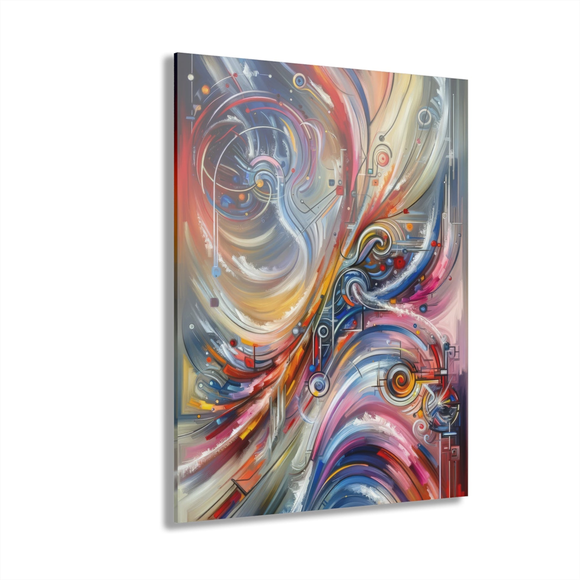 Interconnectivity Tachism Dynamics Acrylic Prints (French Cleat Hanging) - ATUH.ART