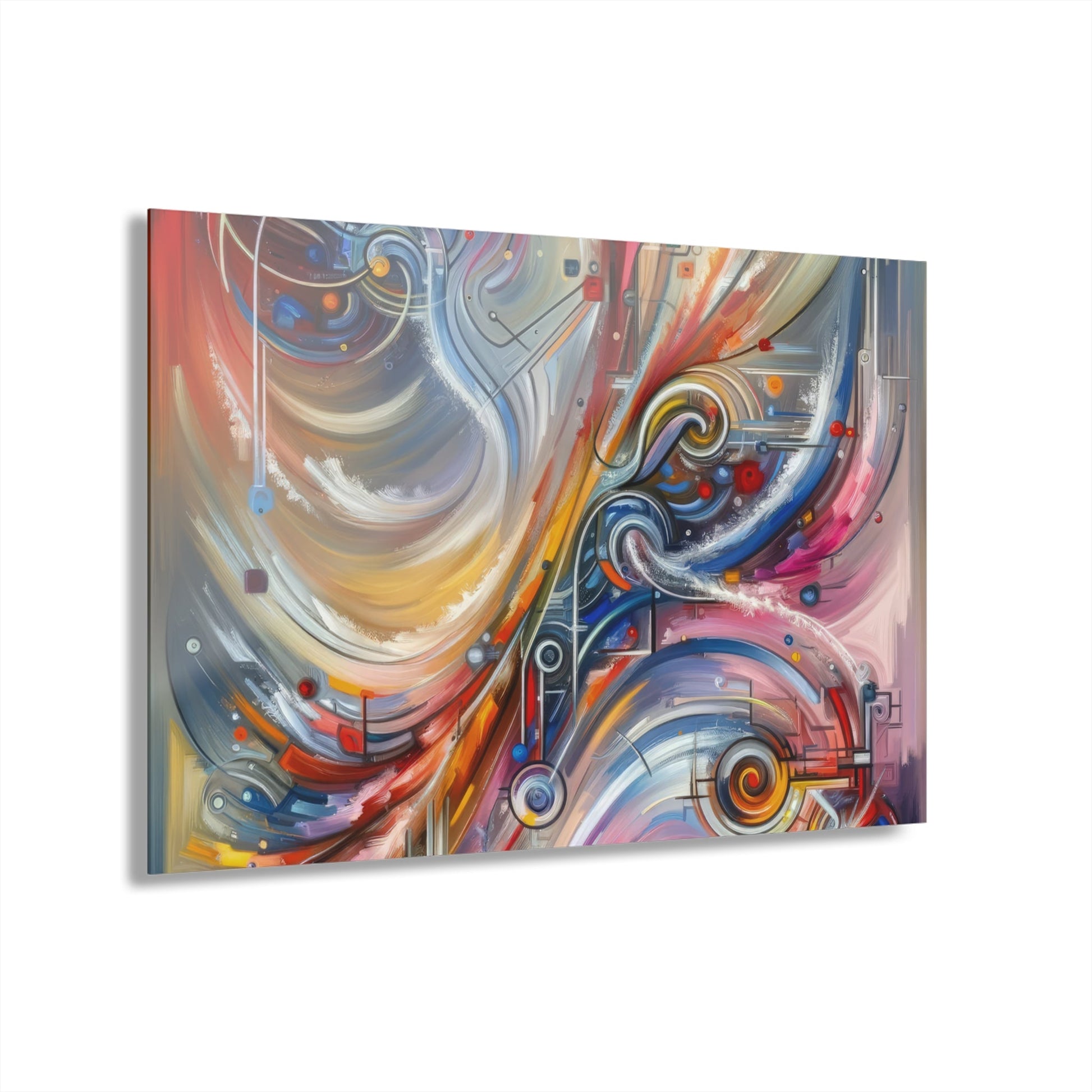 Interconnectivity Tachism Dynamics Acrylic Prints (French Cleat Hanging) - ATUH.ART