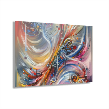Interconnectivity Tachism Dynamics Acrylic Prints (French Cleat Hanging) - ATUH.ART