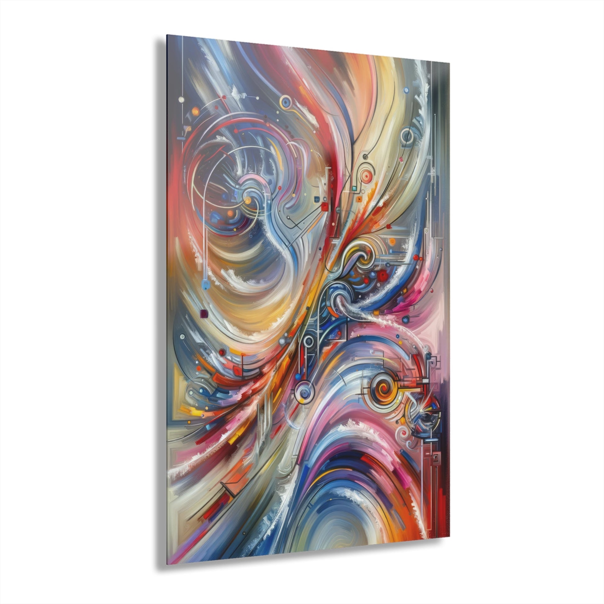 Interconnectivity Tachism Dynamics Acrylic Prints (French Cleat Hanging) - ATUH.ART