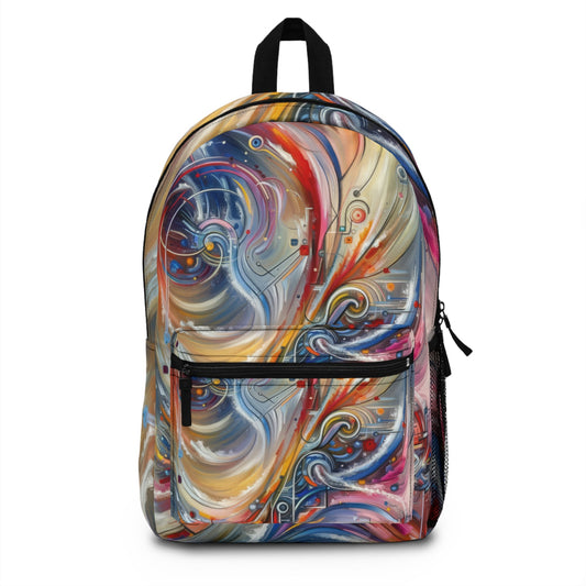 Interconnectivity Tachism Dynamics Backpack - ATUH.ART