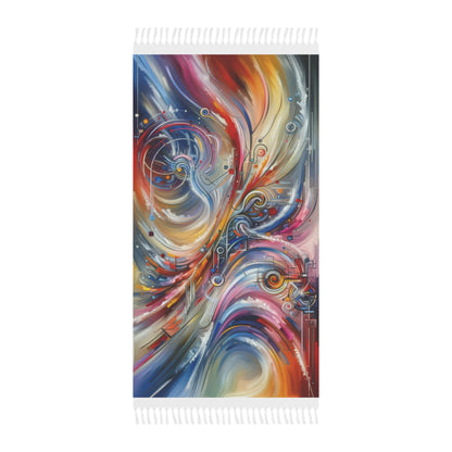 Interconnectivity Tachism Dynamics Boho Beach Cloth - ATUH.ART