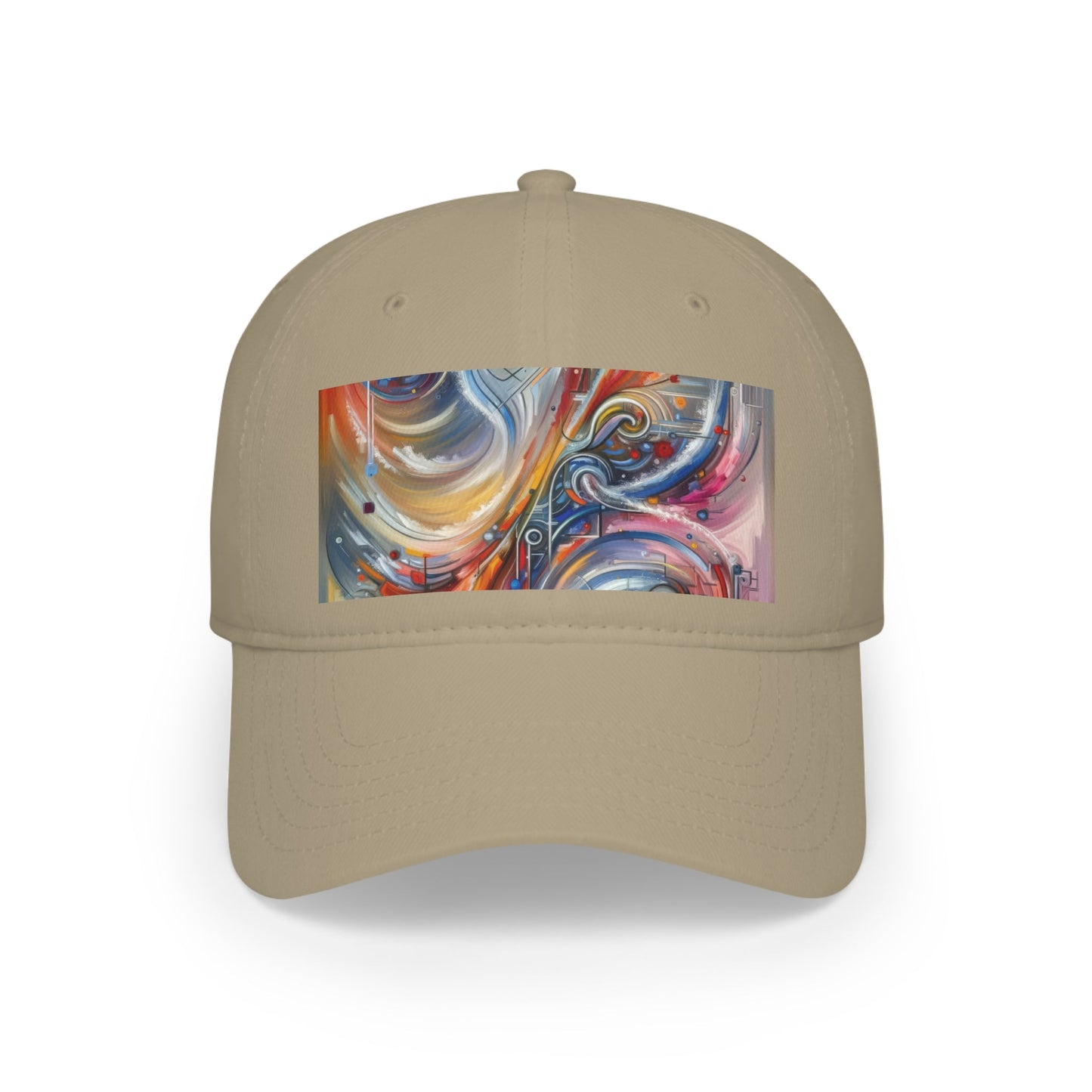 Interconnectivity Tachism Dynamics Low Profile Baseball Cap - ATUH.ART