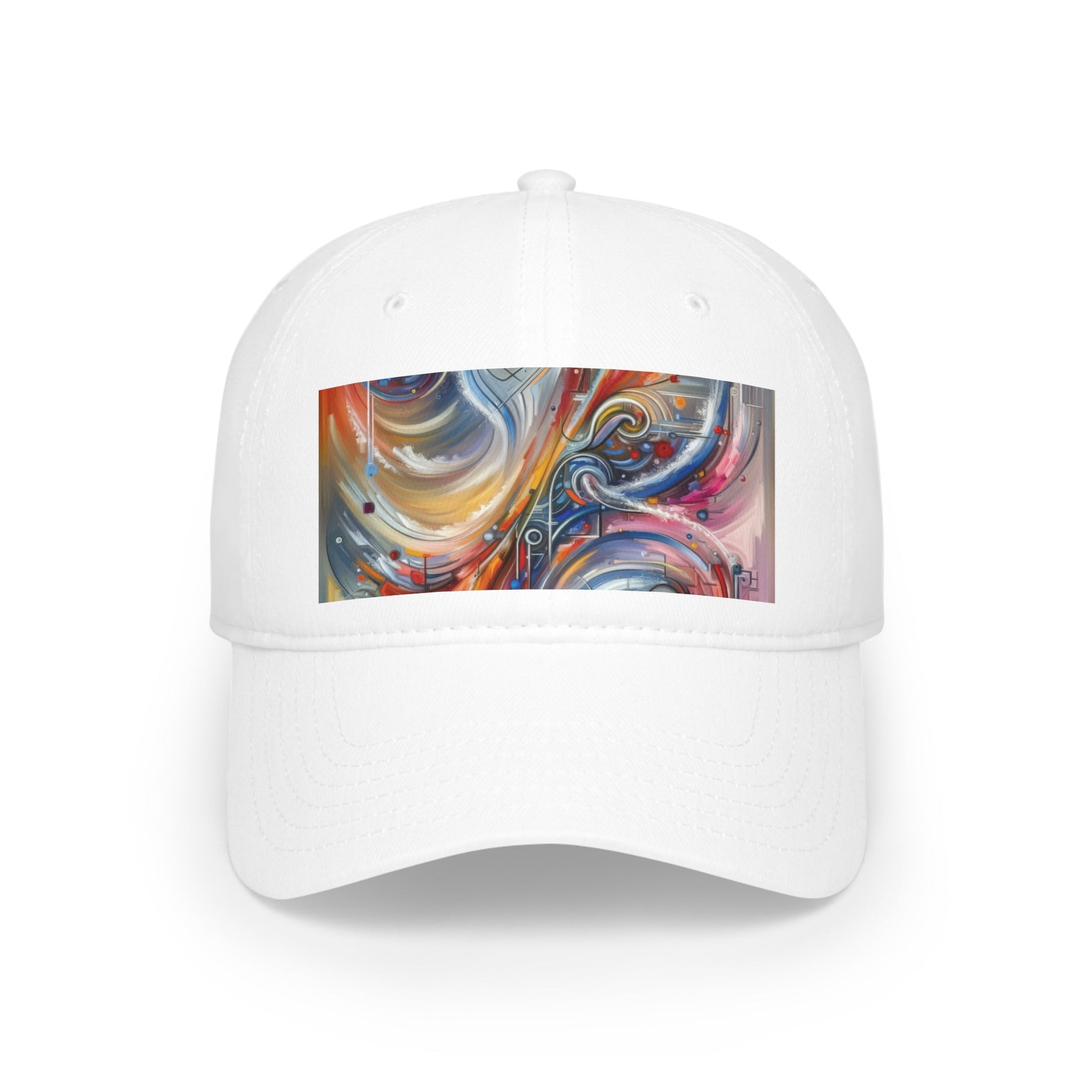 Interconnectivity Tachism Dynamics Low Profile Baseball Cap - ATUH.ART