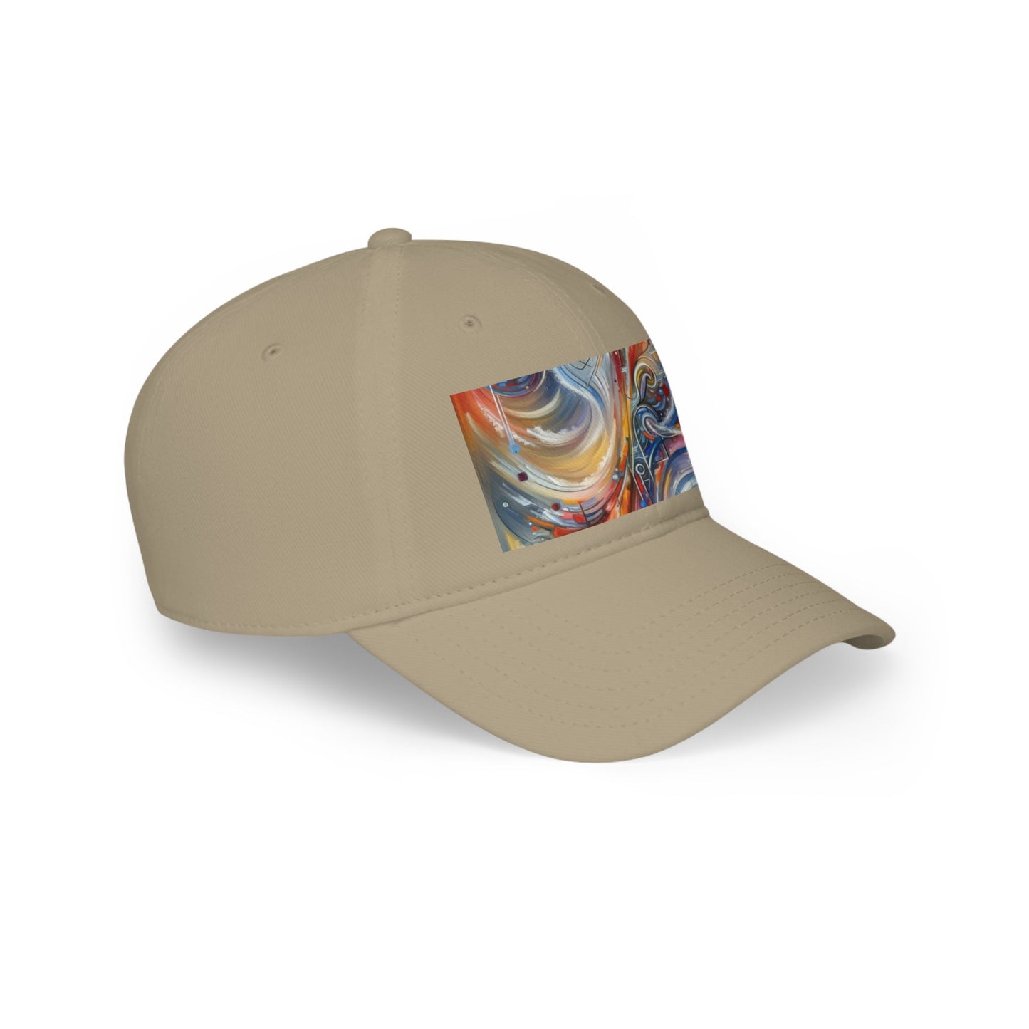 Interconnectivity Tachism Dynamics Low Profile Baseball Cap - ATUH.ART