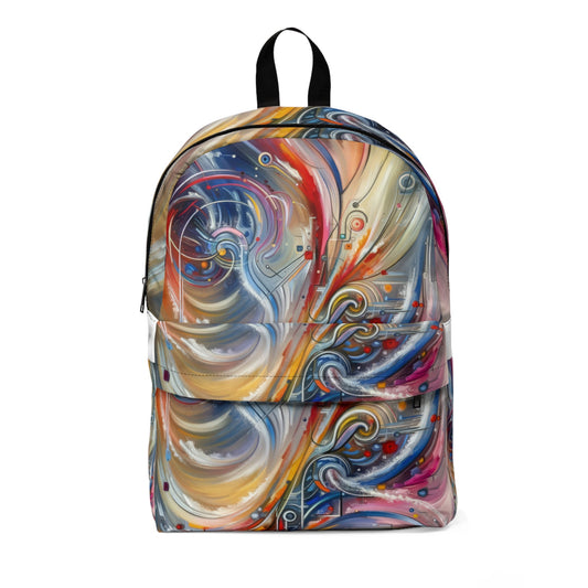 Interconnectivity Tachism Dynamics Unisex Classic Backpack - ATUH.ART
