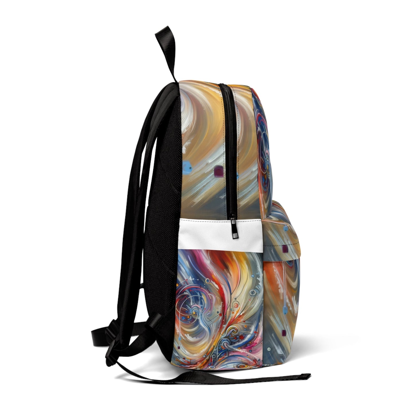 Interconnectivity Tachism Dynamics Unisex Classic Backpack - ATUH.ART