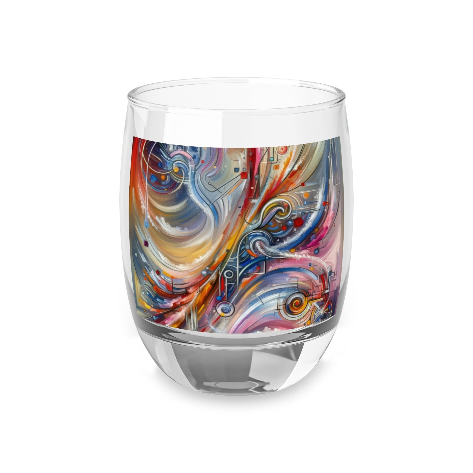 Interconnectivity Tachism Dynamics Whiskey Glass - ATUH.ART