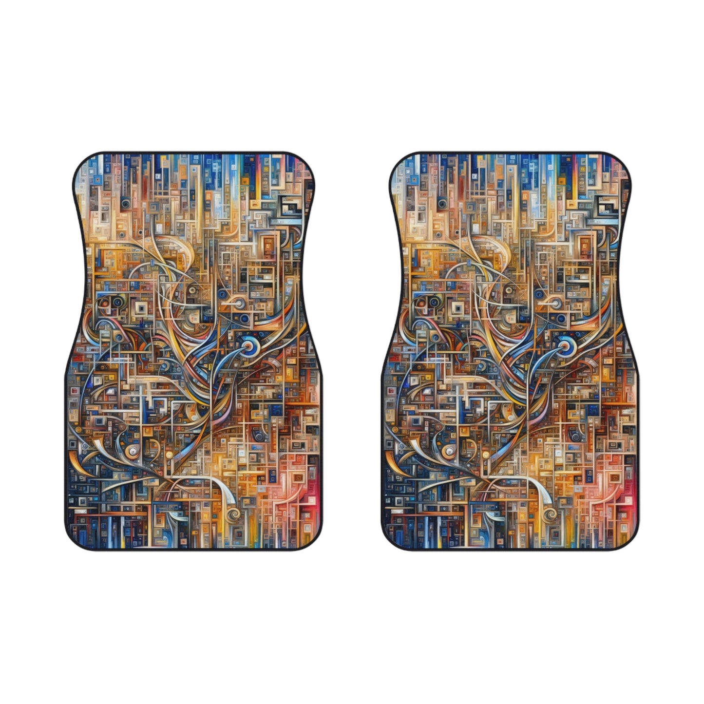 Intricate Life Tapestry Car Mats (2x Front) - ATUH.ART