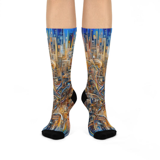 Intricate Life Tapestry Cushioned Crew Socks - ATUH.ART