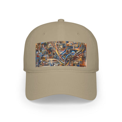 Intricate Life Tapestry Low Profile Baseball Cap - ATUH.ART