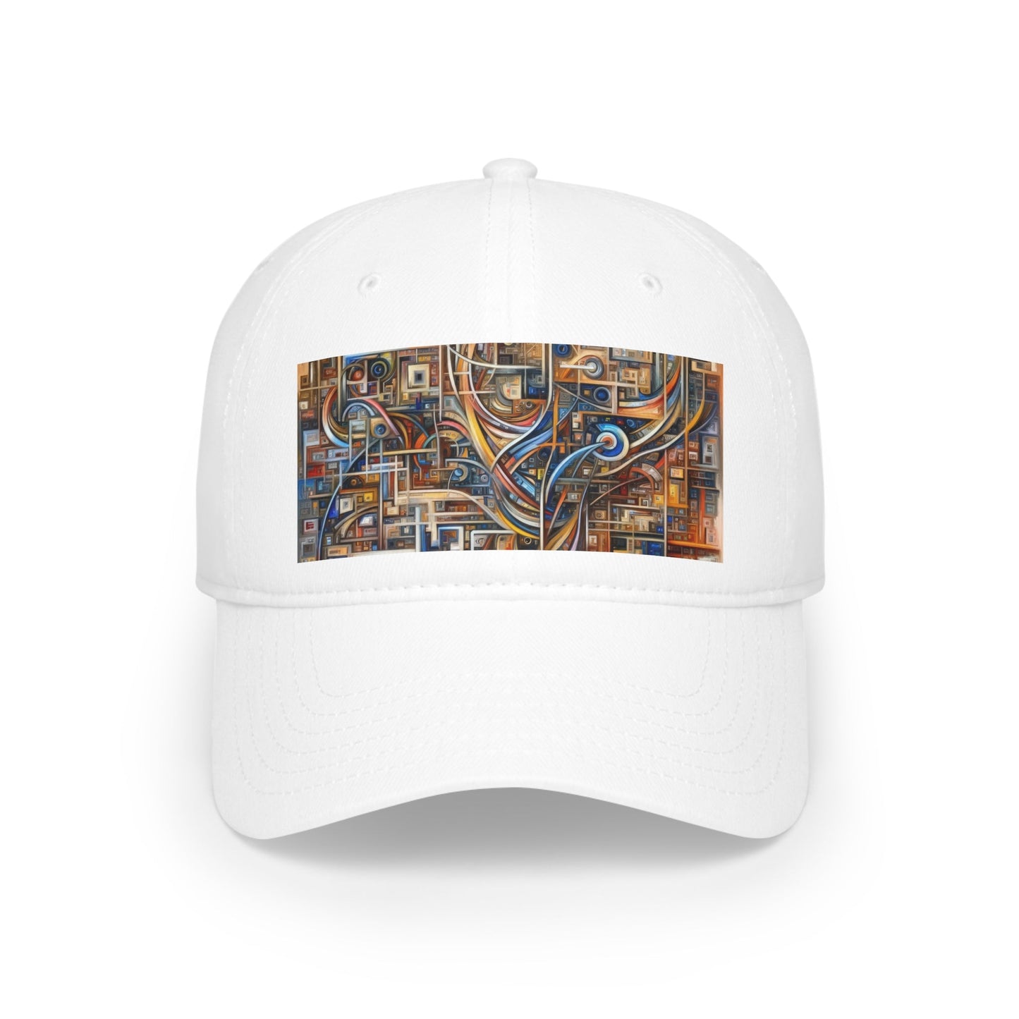 Intricate Life Tapestry Low Profile Baseball Cap - ATUH.ART