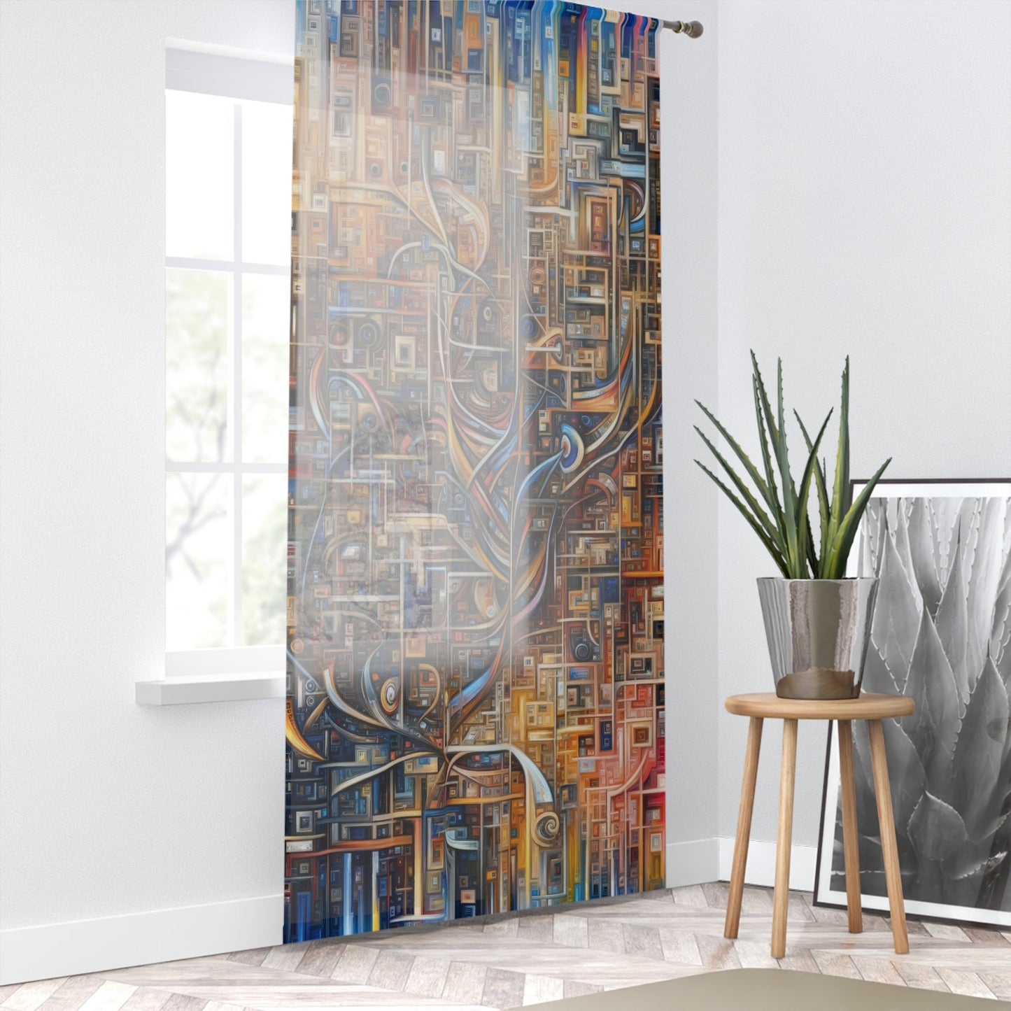 Intricate Life Tapestry Window Curtain - ATUH.ART