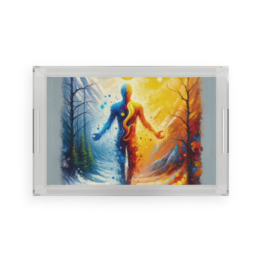 Invincible Summer Discovery Acrylic Serving Tray - ATUH.ART