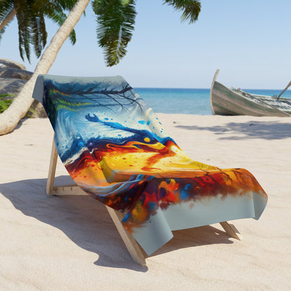 Invincible Summer Discovery Beach Towel - ATUH.ART
