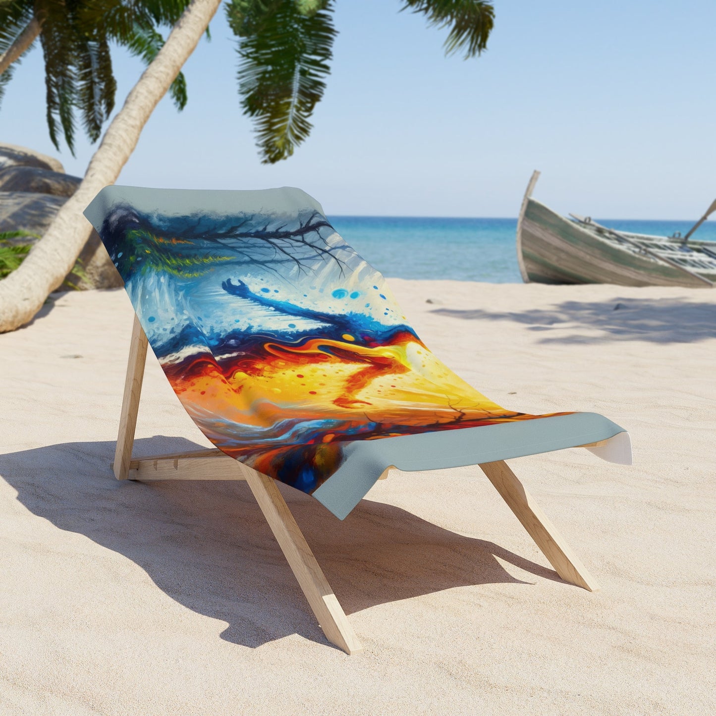 Invincible Summer Discovery Beach Towel - ATUH.ART