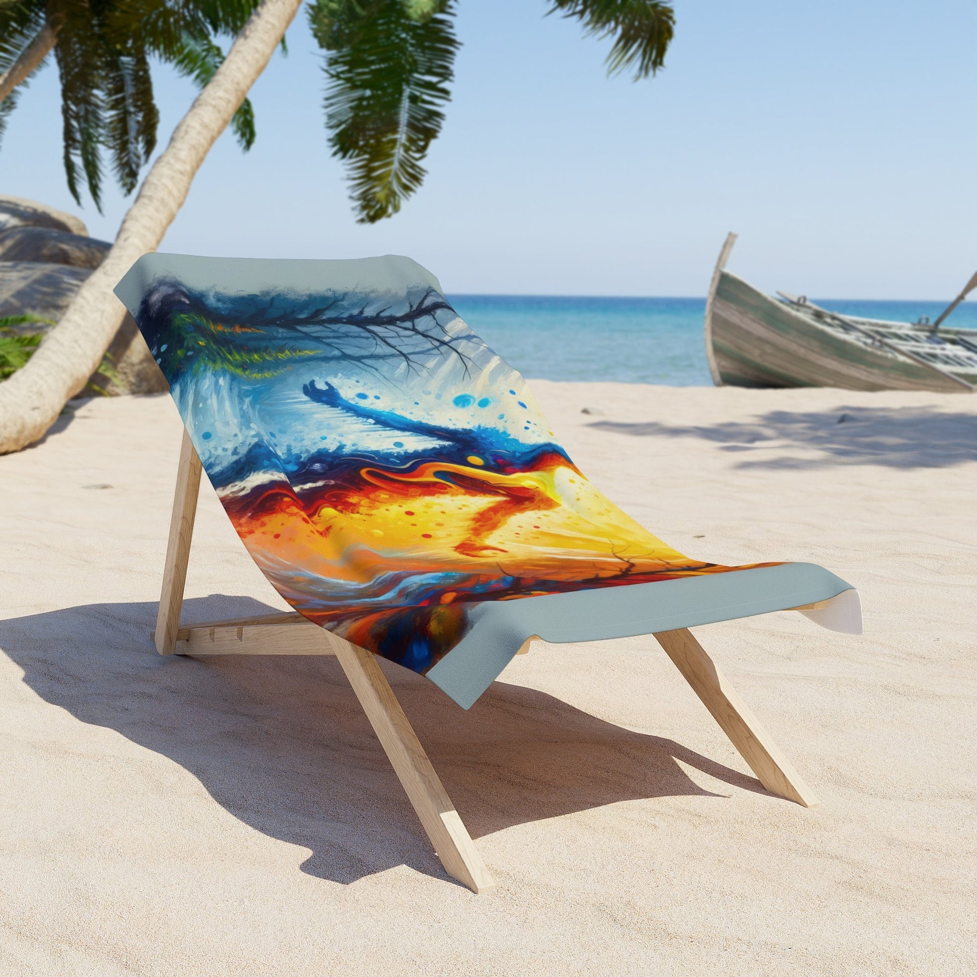 Invincible Summer Discovery Beach Towel - ATUH.ART