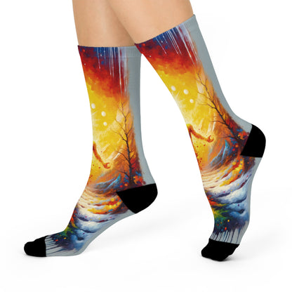 Invincible Summer Discovery Cushioned Crew Socks - ATUH.ART