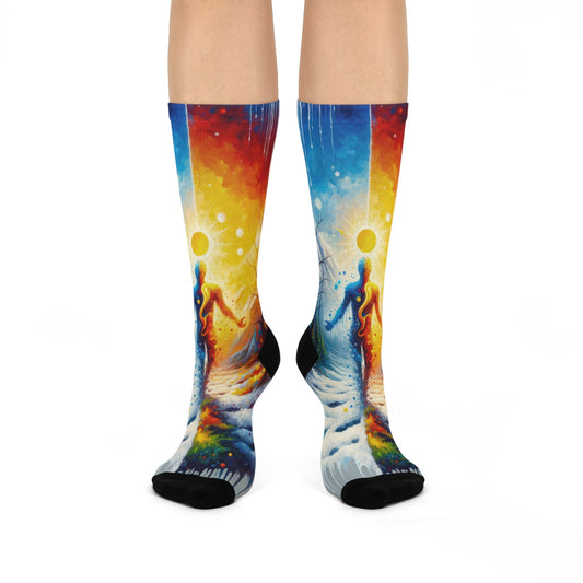 Invincible Summer Discovery Cushioned Crew Socks - ATUH.ART