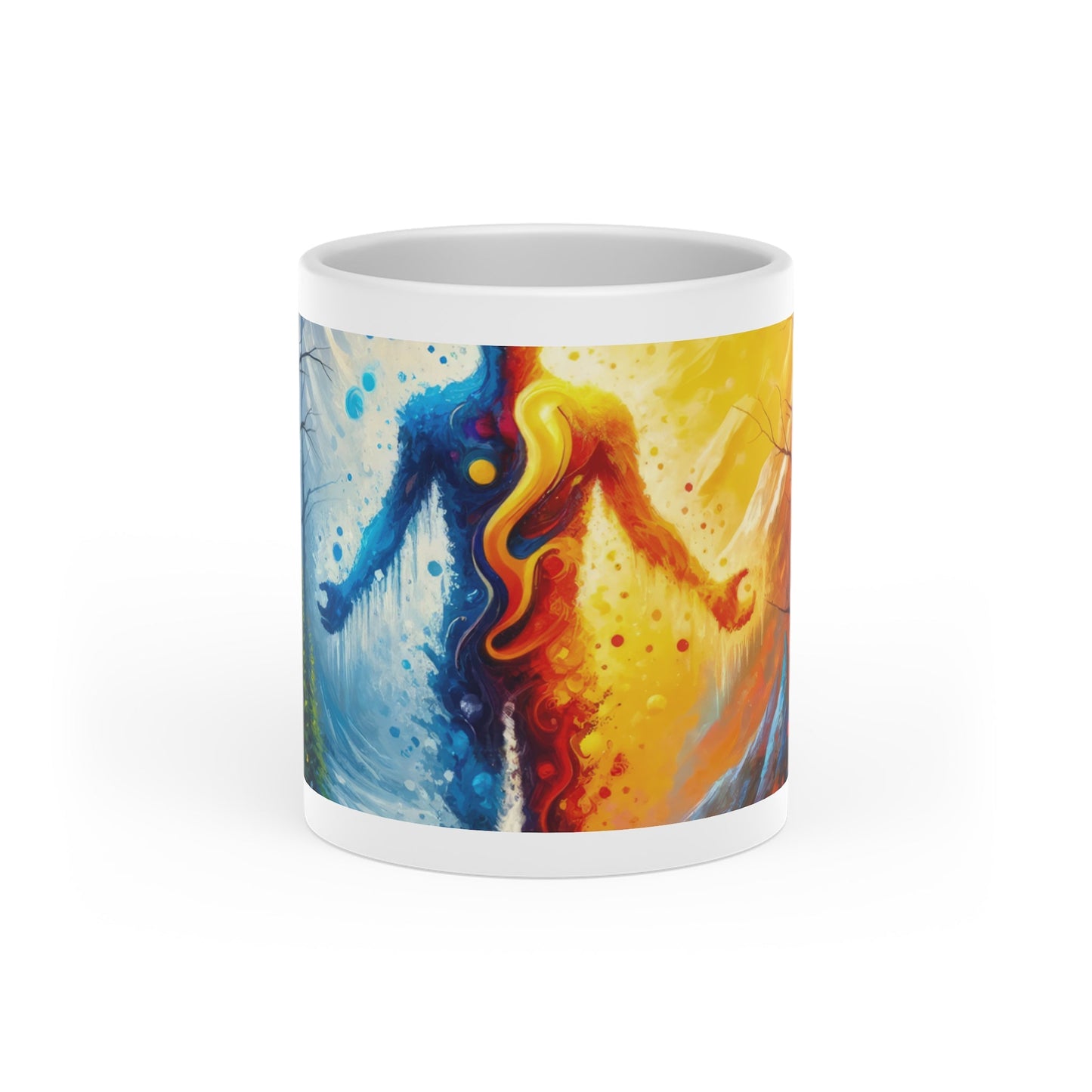 Invincible Summer Discovery Heart-Shaped Mug - ATUH.ART