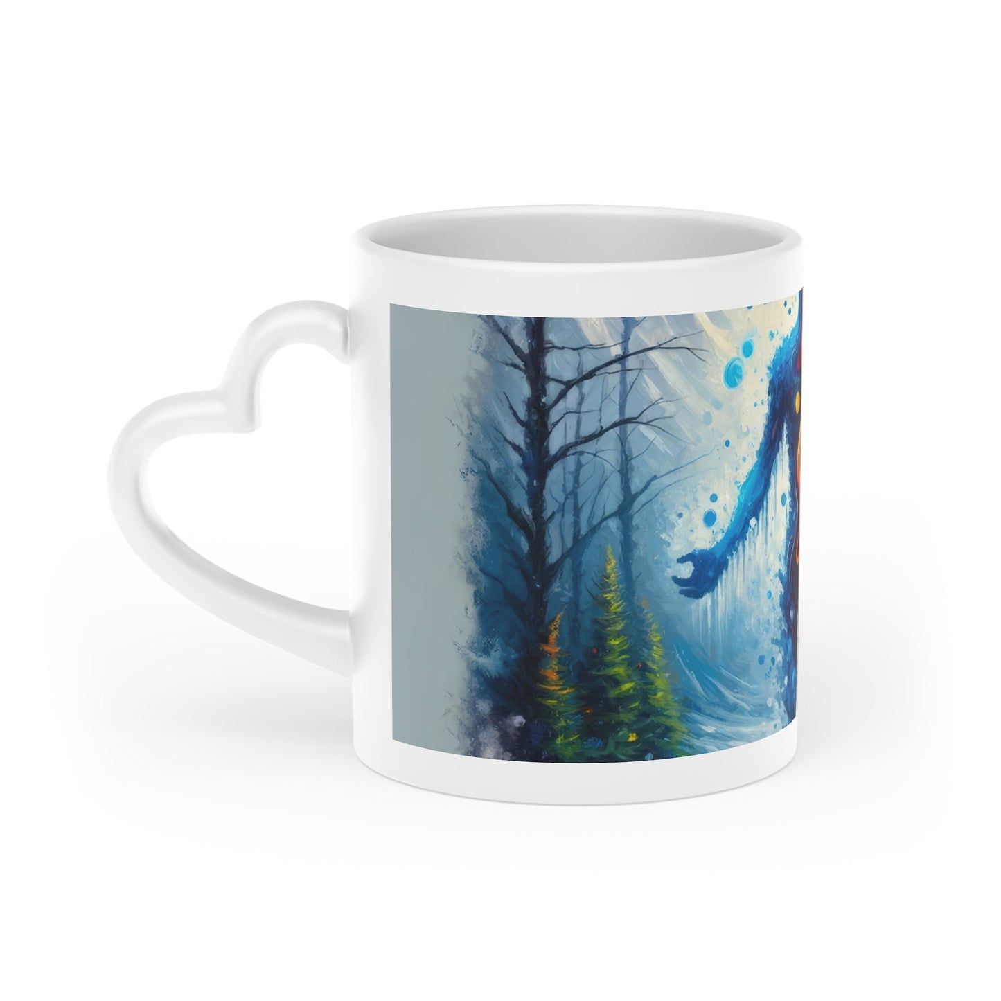 Invincible Summer Discovery Heart-Shaped Mug - ATUH.ART