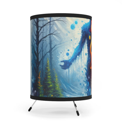 Invincible Summer Discovery Tripod Lamp with High-Res Printed Shade, US\CA plug - ATUH.ART