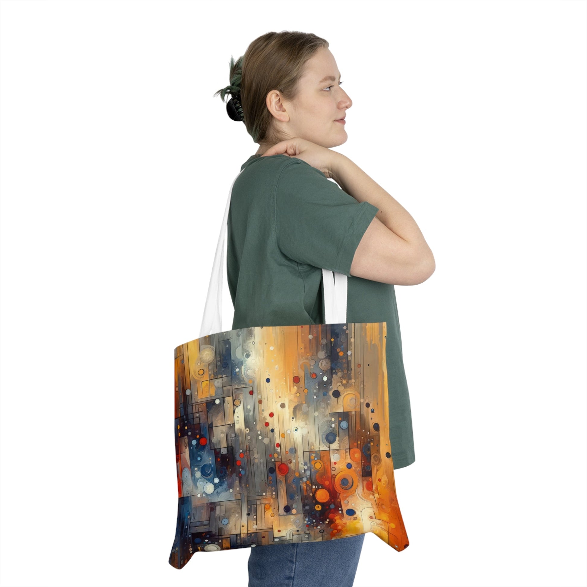 Invisible Strength Continuity Shoulder Tote Bag (AOP) - ATUH.ART