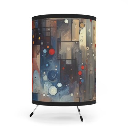 Invisible Strength Continuity Tripod Lamp with High-Res Printed Shade, US\CA plug - ATUH.ART