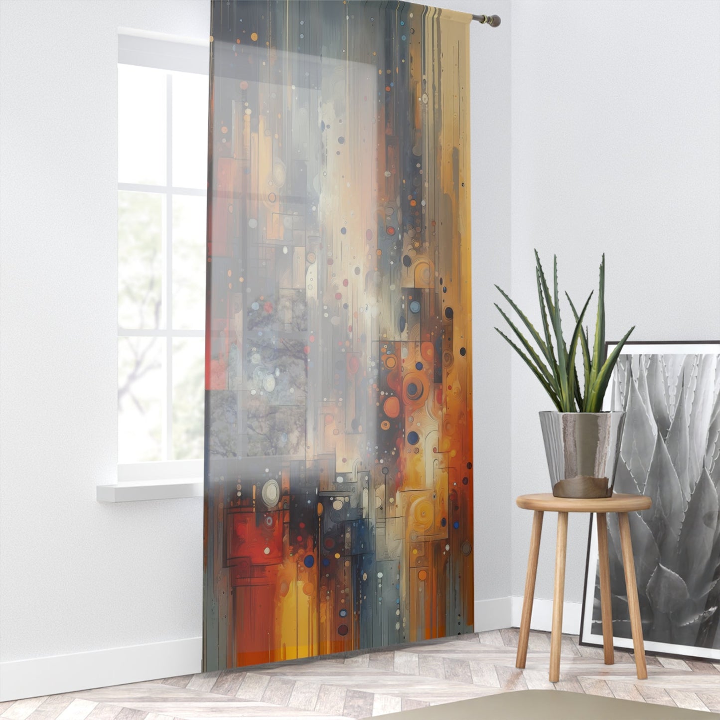 Invisible Strength Continuity Window Curtain - ATUH.ART