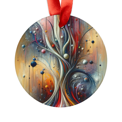 Invisible Threads Influence Acrylic Ornament with Ribbon - ATUH.ART