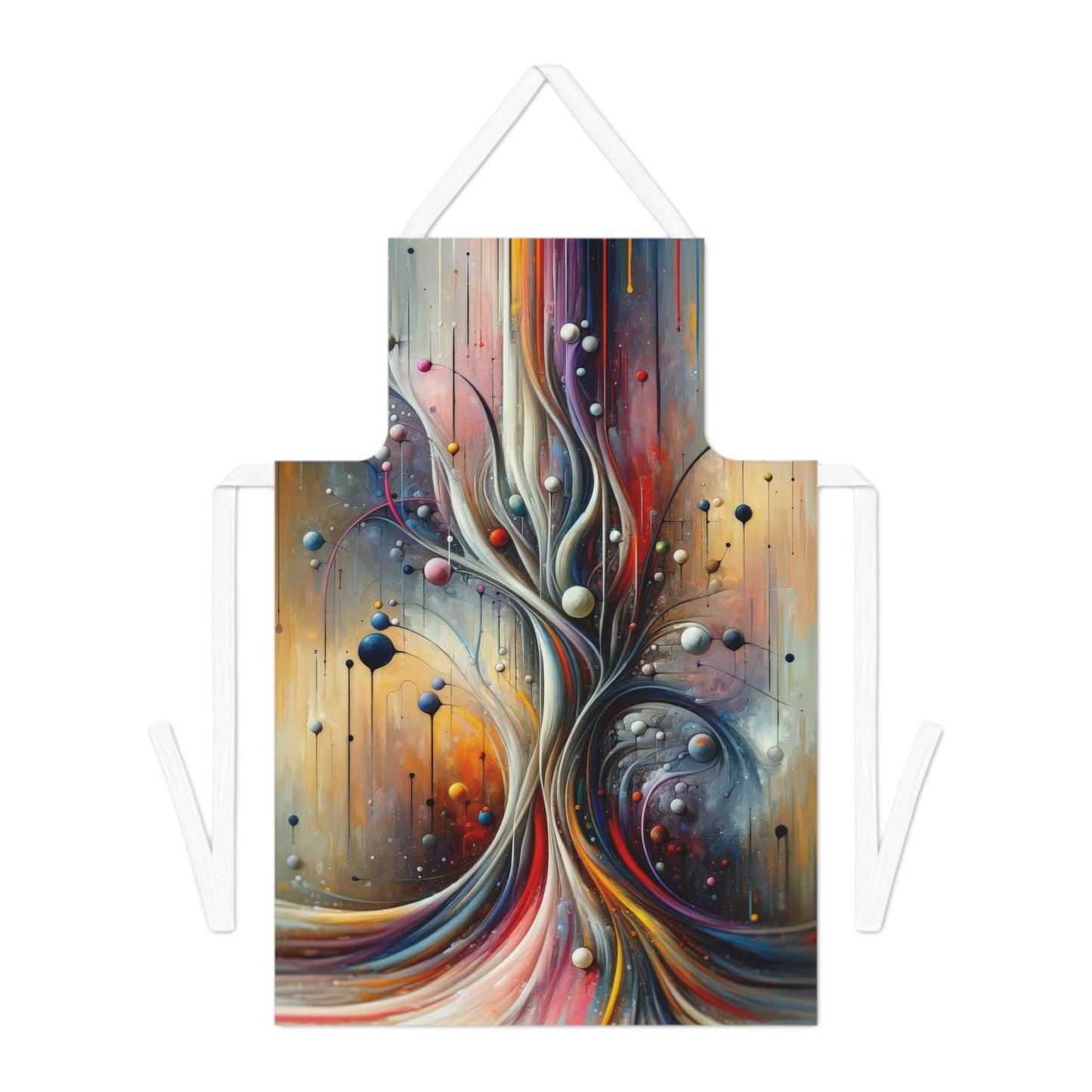 Invisible Threads Influence Adult Apron (AOP) - ATUH.ART