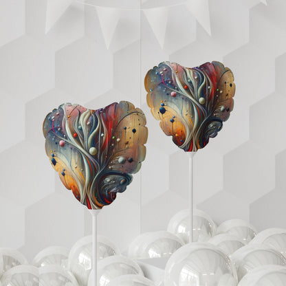Invisible Threads Influence Balloon (Round and Heart-shaped), 11" - ATUH.ART